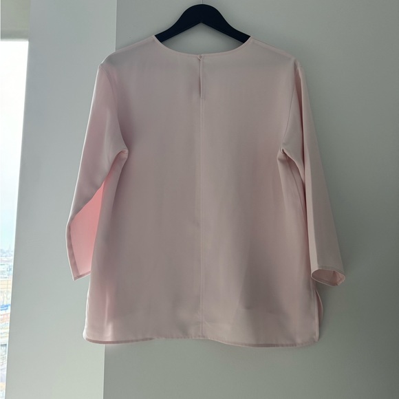Uniqlo Light Pink Long Sleeve Blouse - Picture 2 of 6